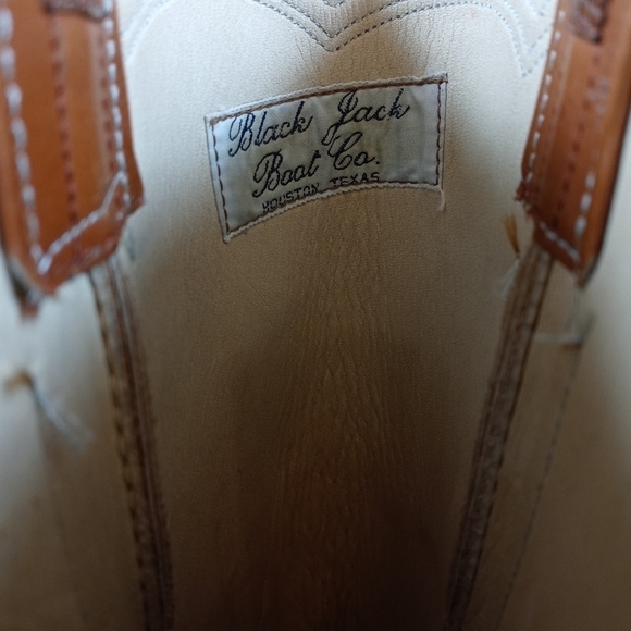 Black Jack Woman's brown Iguana lizard boots sz 4. 232pm - Picture 7 of 10